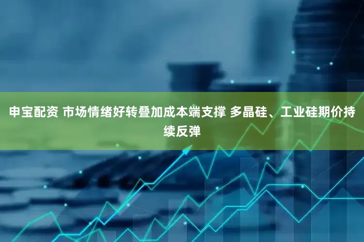 申宝配资 市场情绪好转叠加成本端支撑 多晶硅、工业硅期价持续反弹